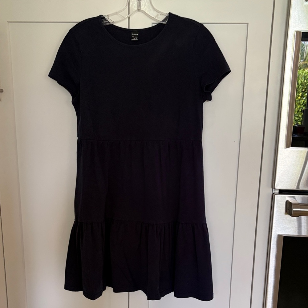 SHEIN Black Casual Kids Dress